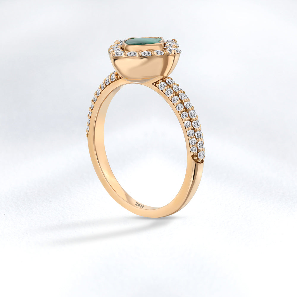 Tulip Diamond Ring