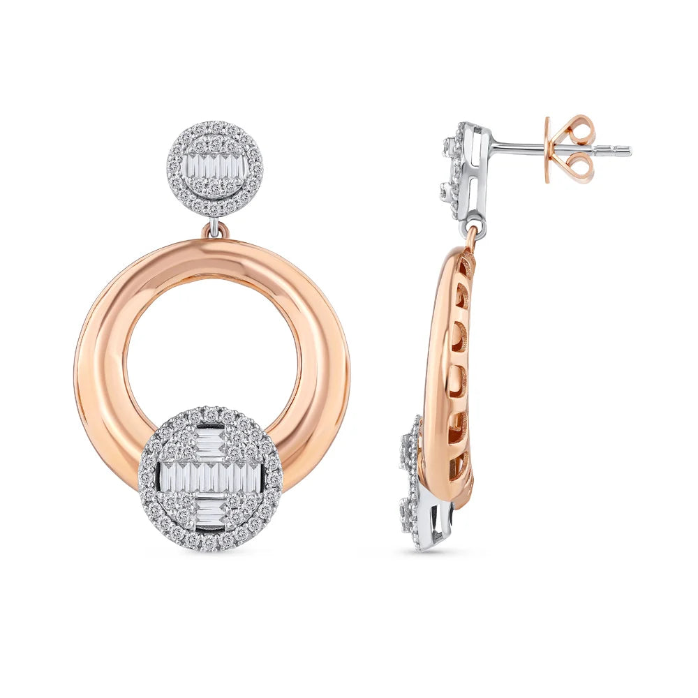 Diamond Design Earrings