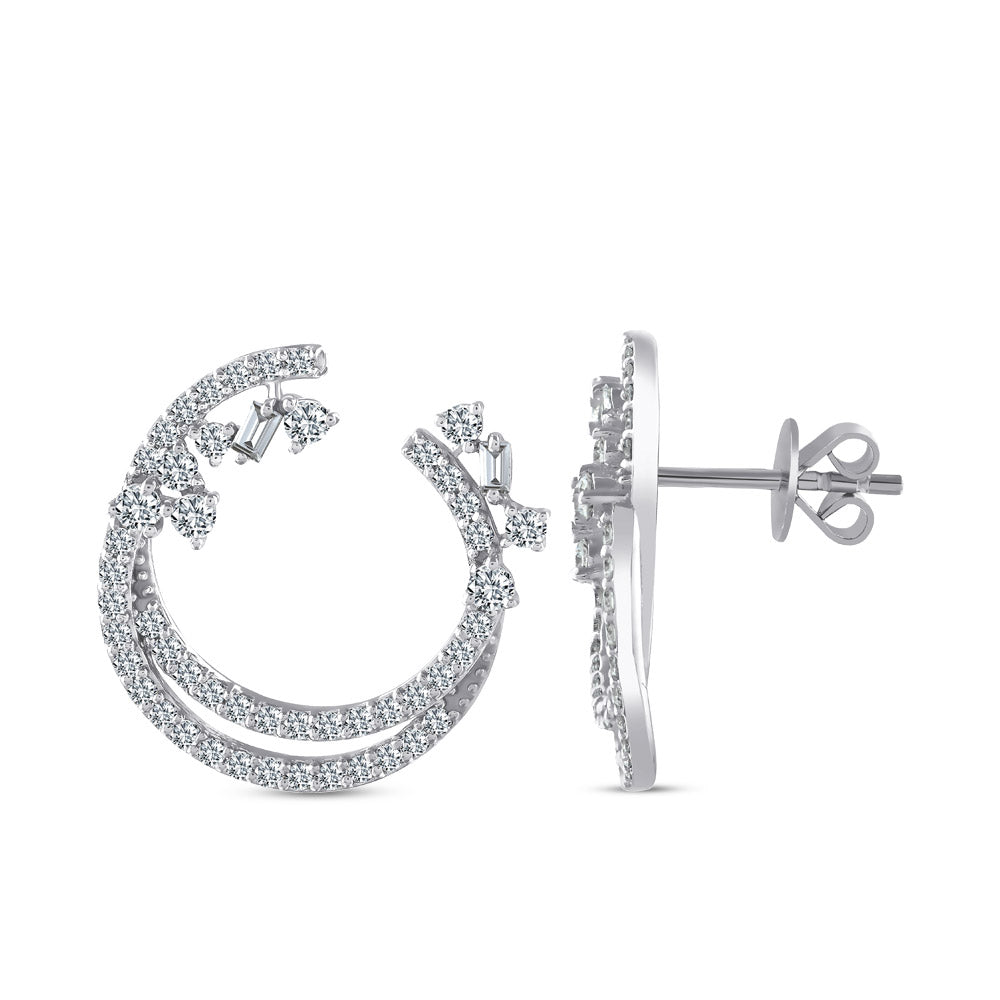 Diamond Design Earrings