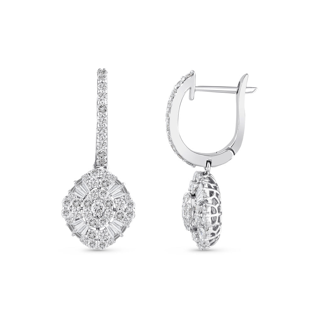 Diamond Design Earrings