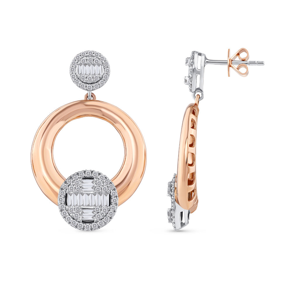 Baguette Diamond Earrings