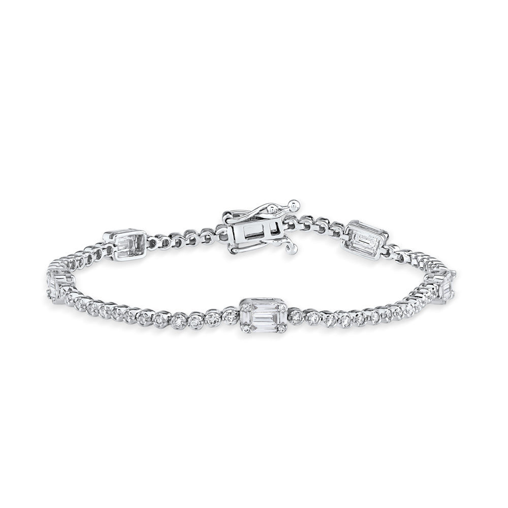 Baguette Diamond Bracelet