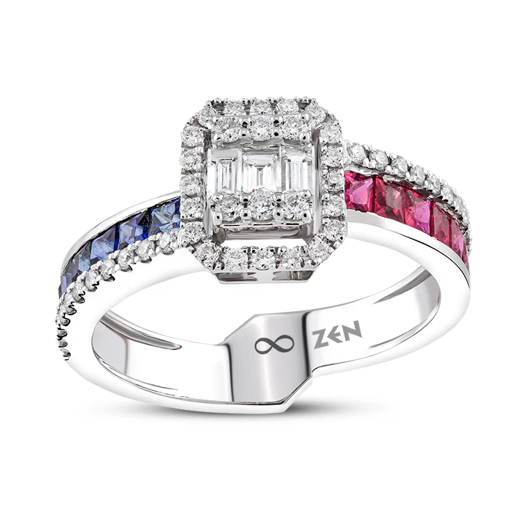 Sapphire Ruby Ring