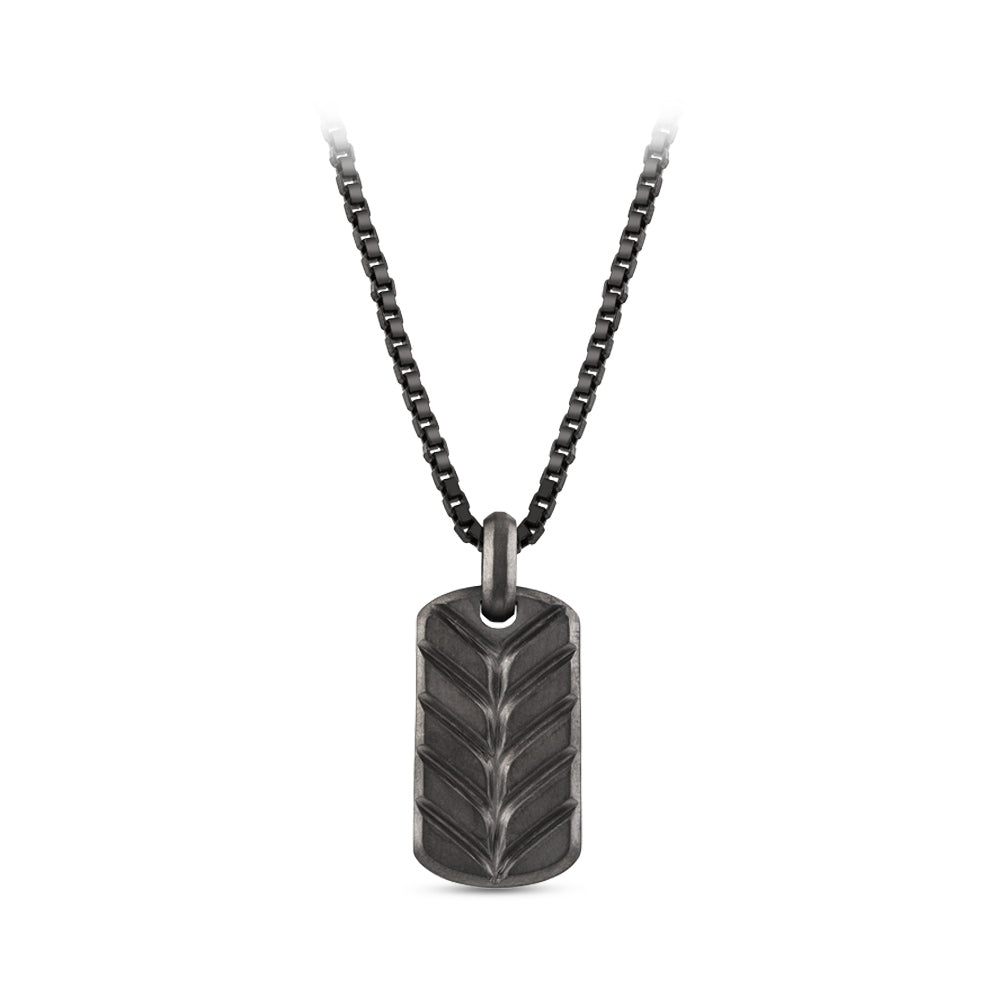 Men Silver Diamond Necklace