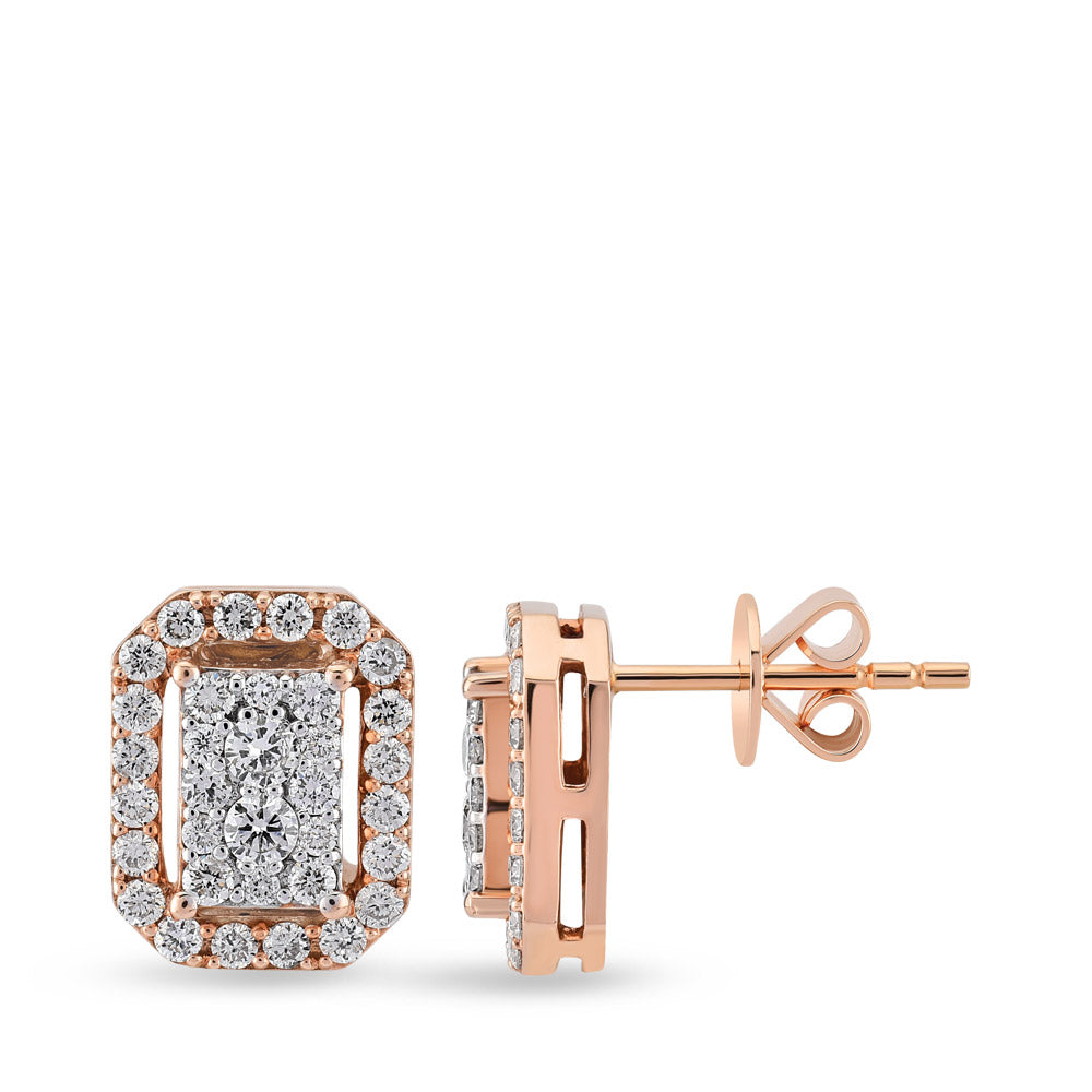 Harmony Stud Diamond Earrings