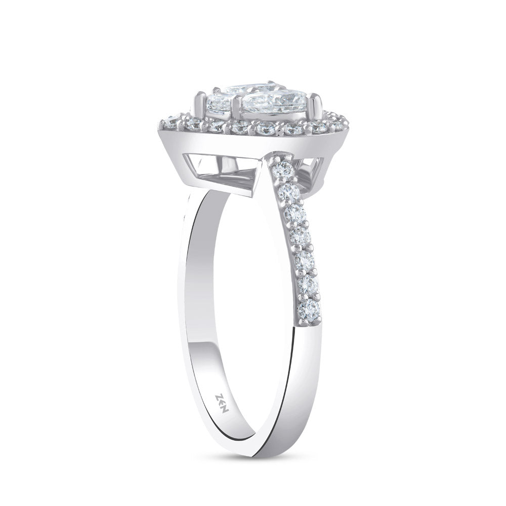 Heart Diamond Ring