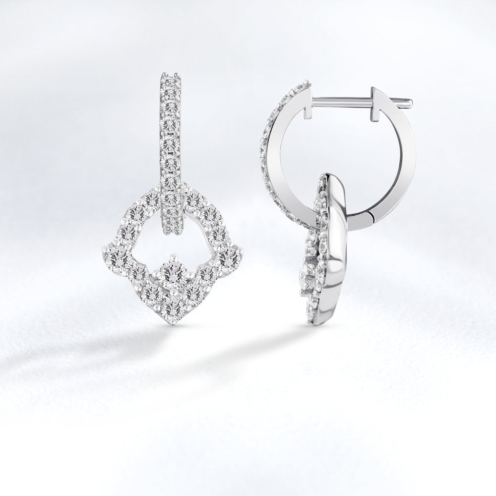 Tulip Diamond Earrings