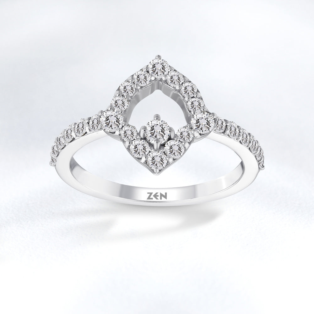Tulip Diamond Ring