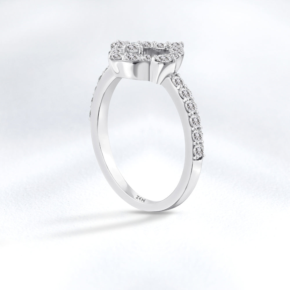 Tulip Diamond Ring