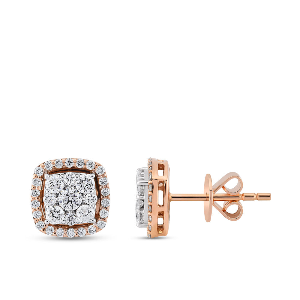 Harmony Stud Diamond Earrings