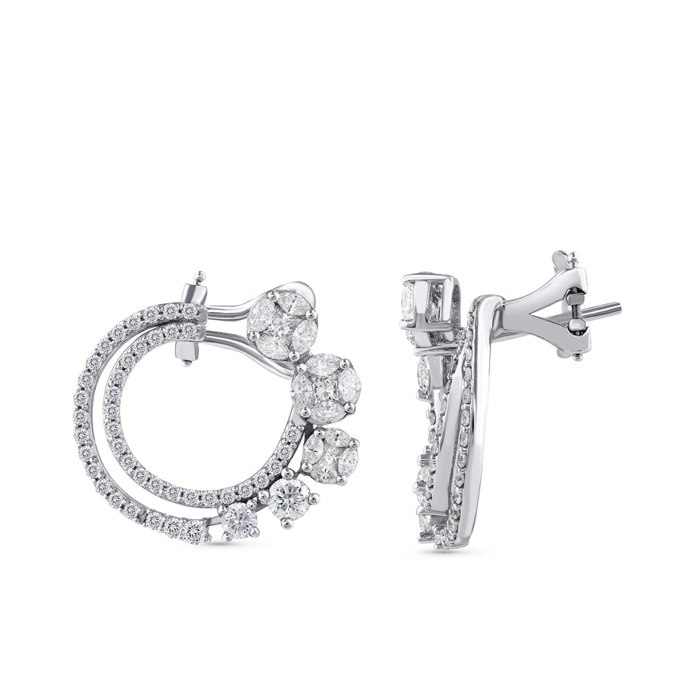 Design Diamond Earrings