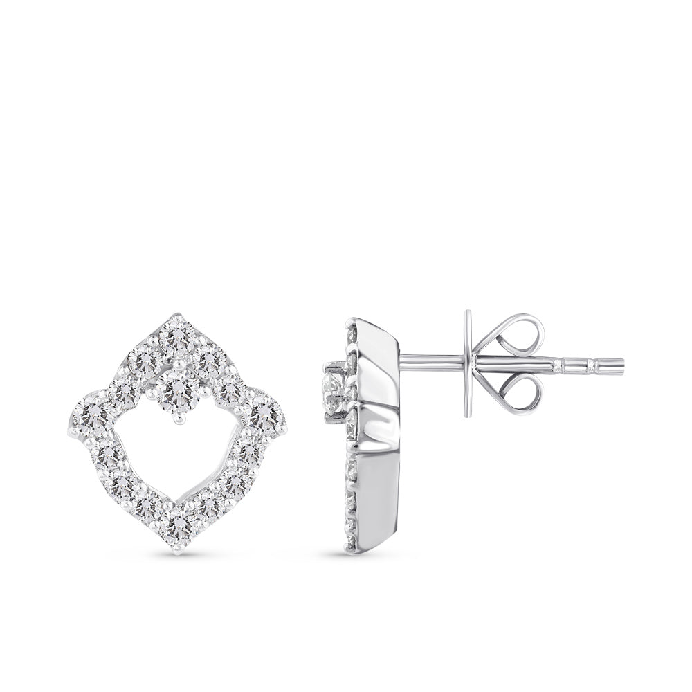 Tulip Diamond Earrings