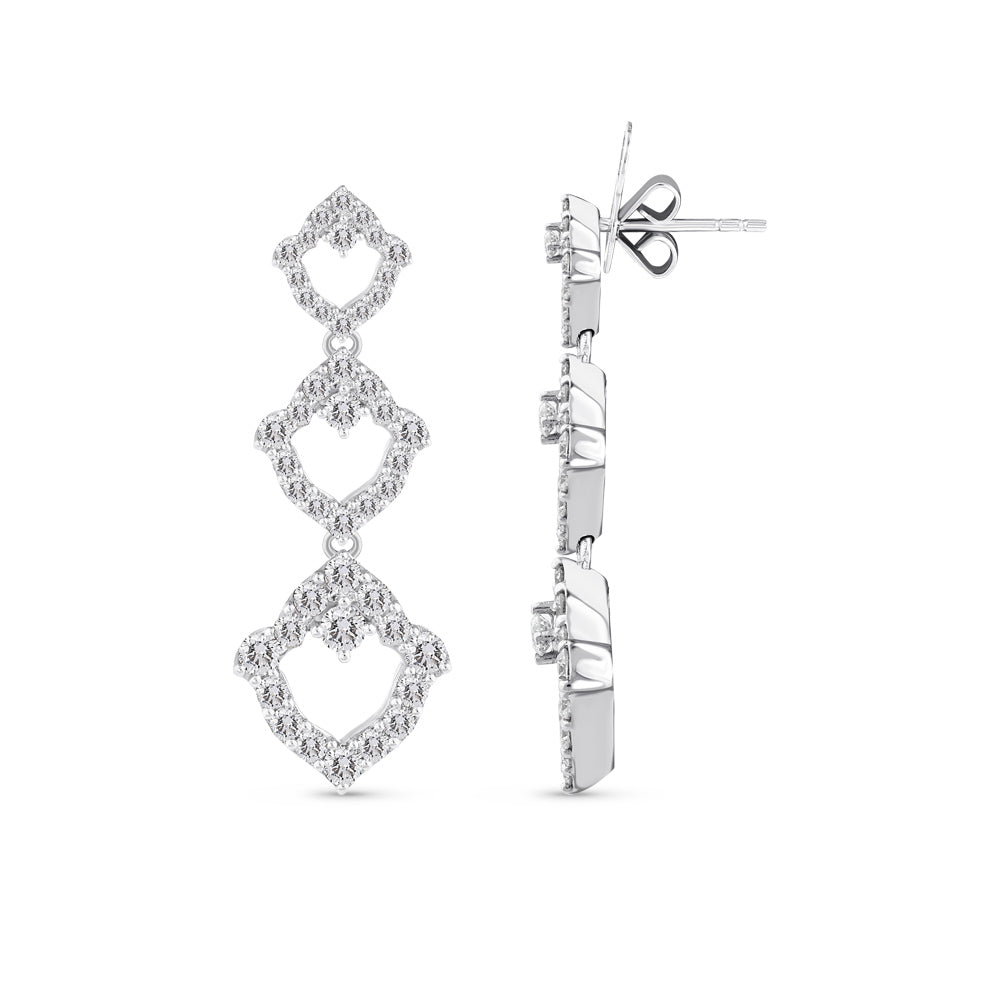 Tulip Diamond Earrings