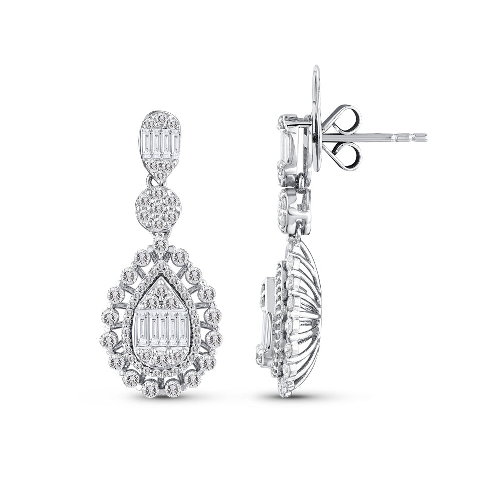 Diamond Design Earrings