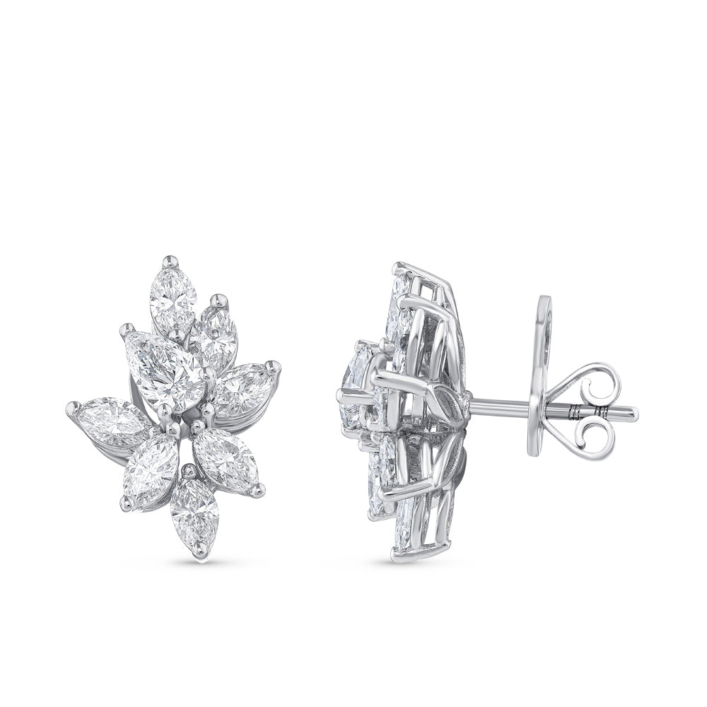 Diamond Design Earrings