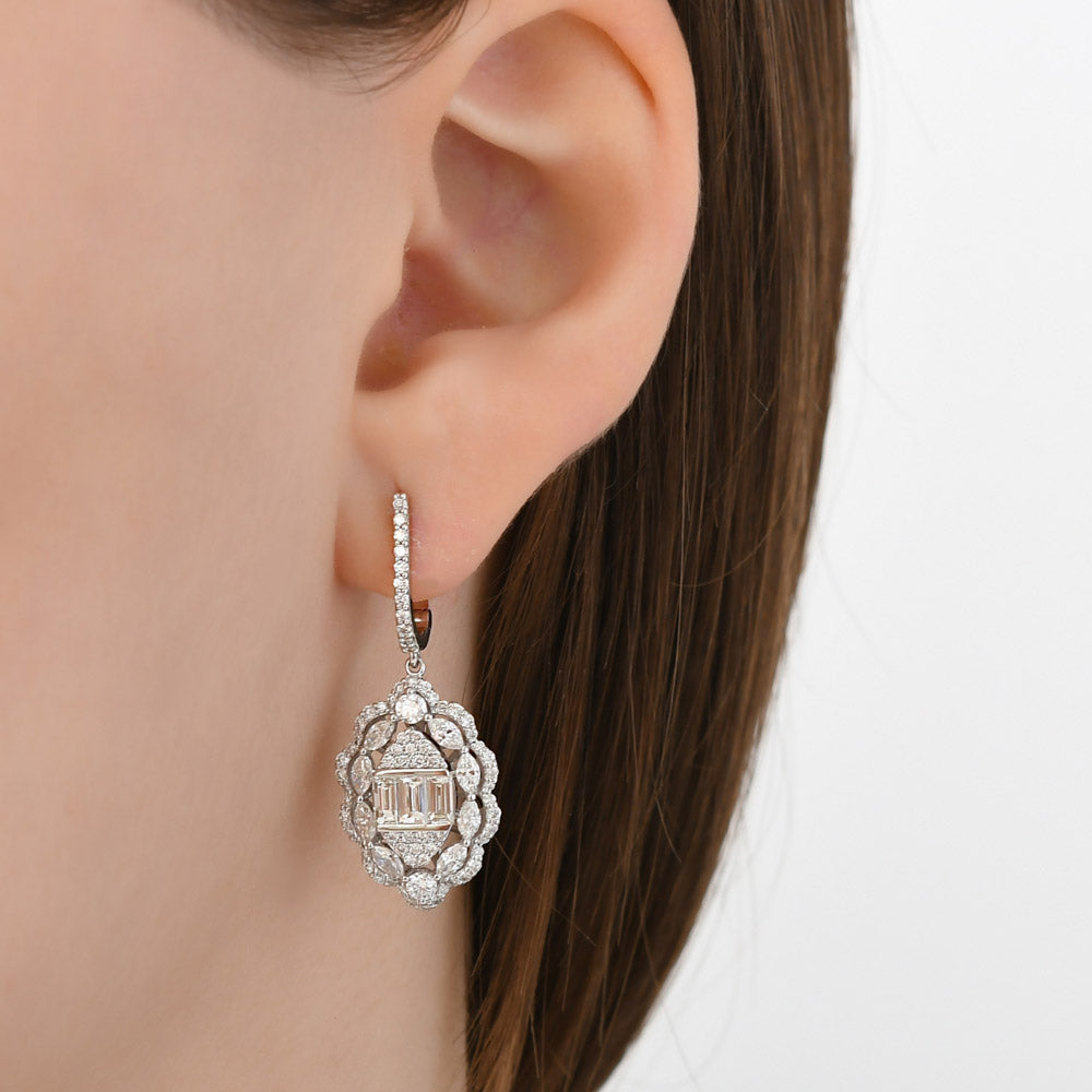 Diamond Design Earrings
