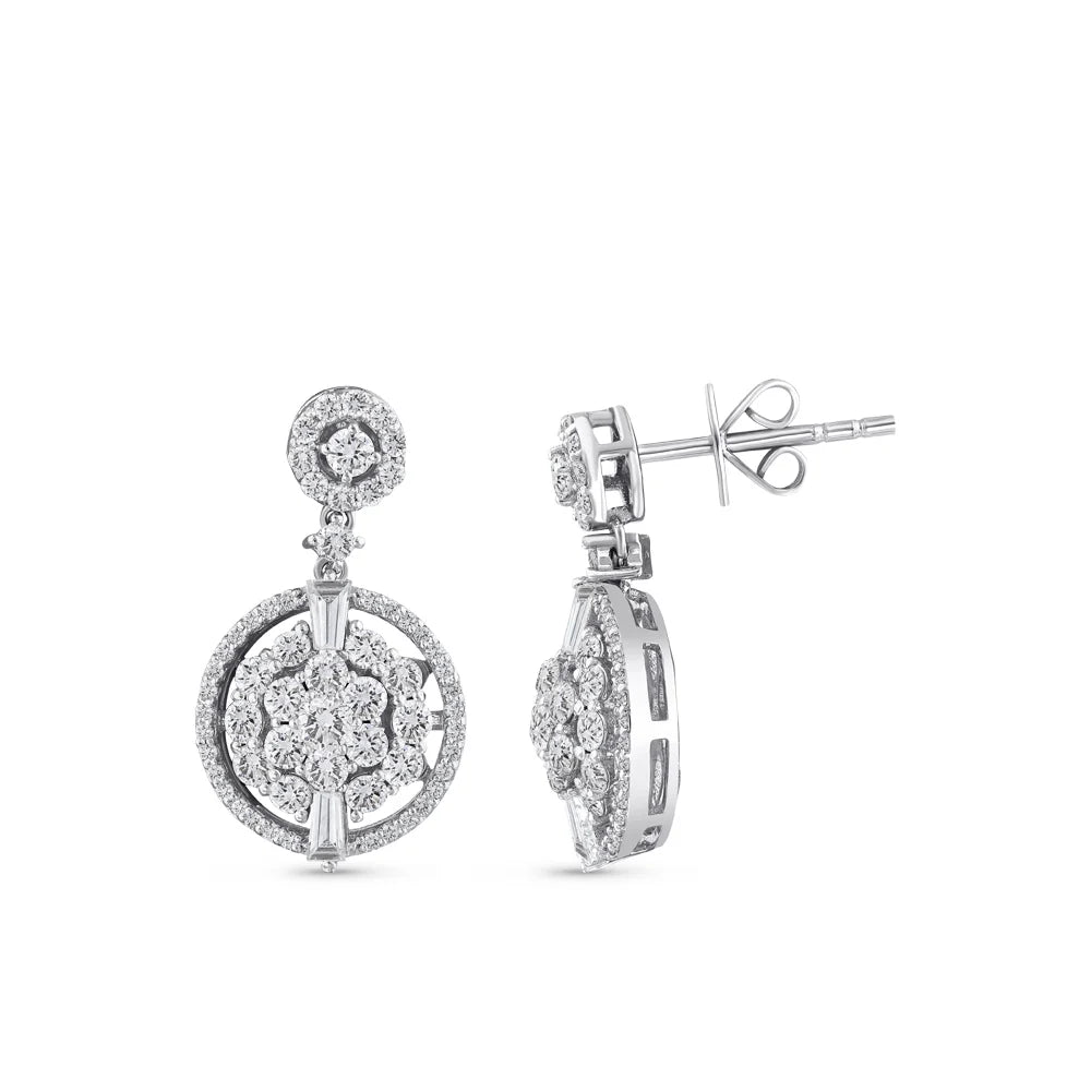 Diamond Design Earrings