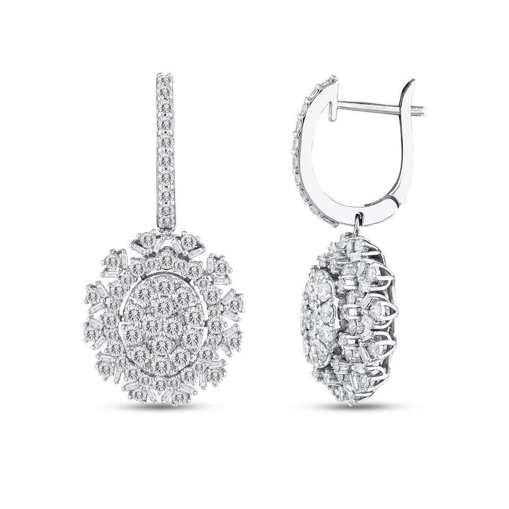 Diamond Design Earrings