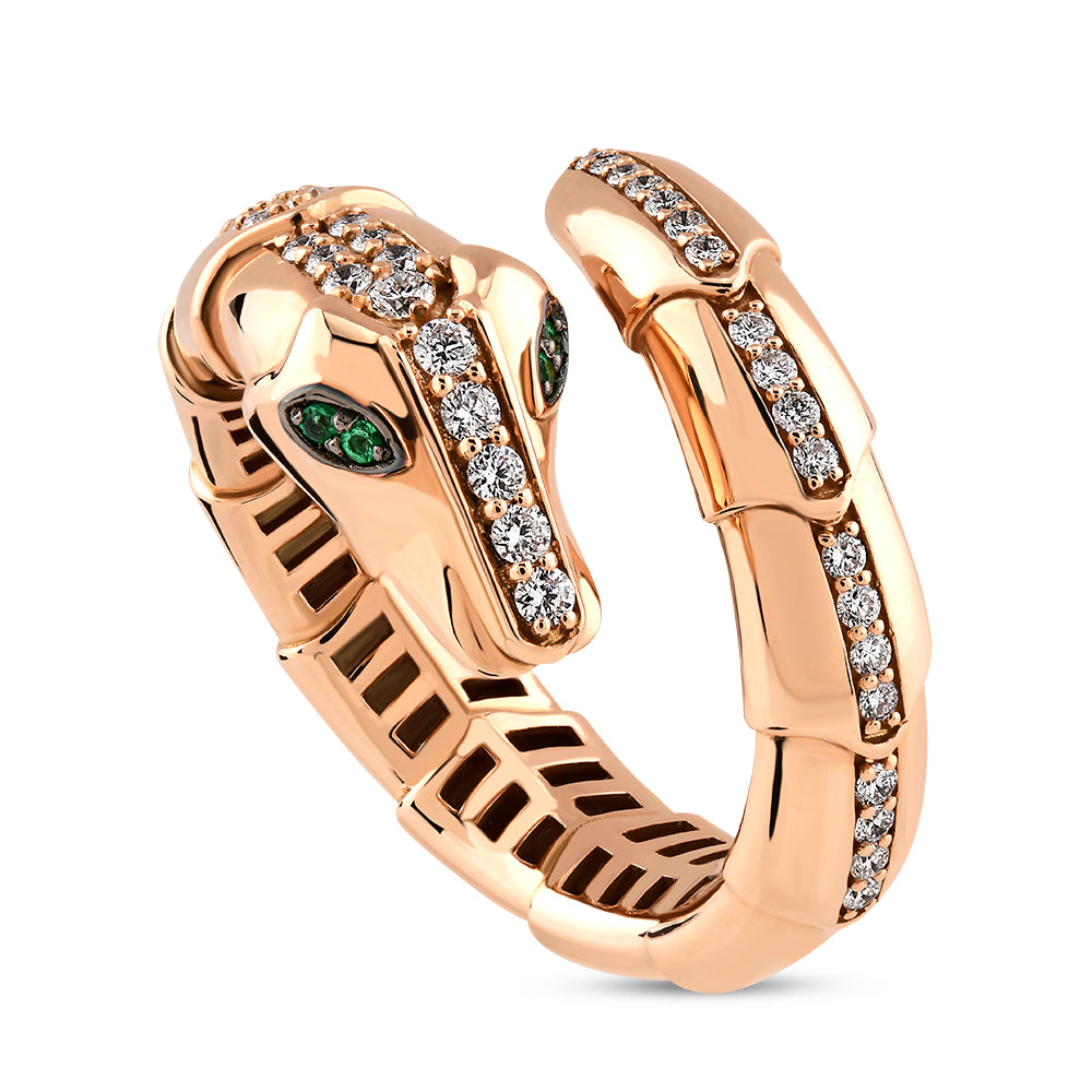 Diamond Ophidia Ring