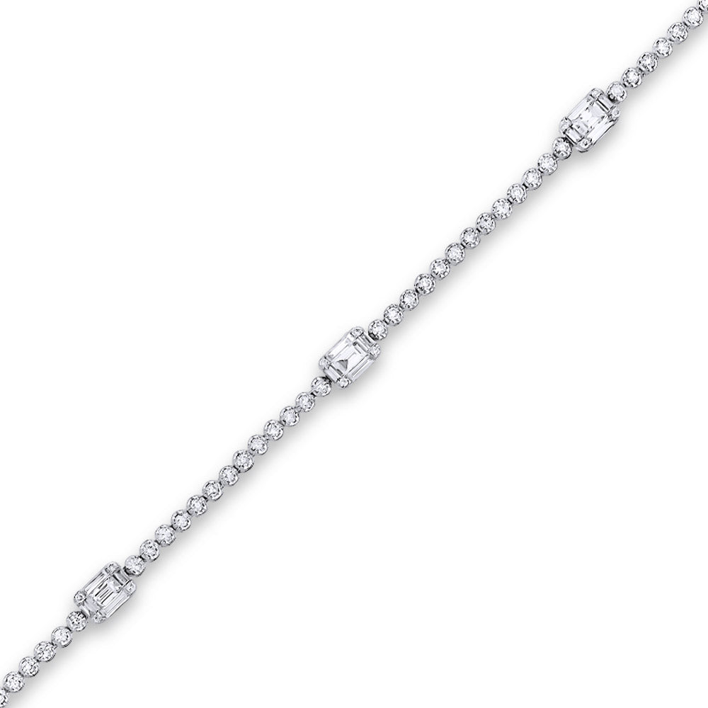 Baguette Diamond Bracelet