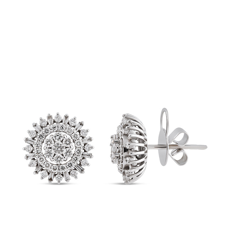 Baguette Diamond Earrings