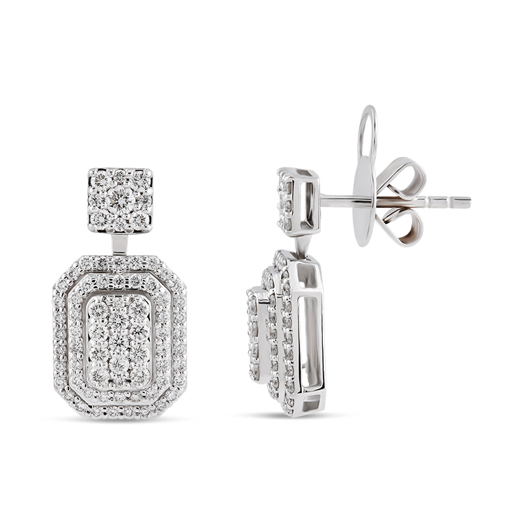 Diamond Design Earrings