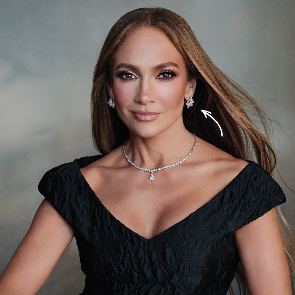 Diamond Design Earrings