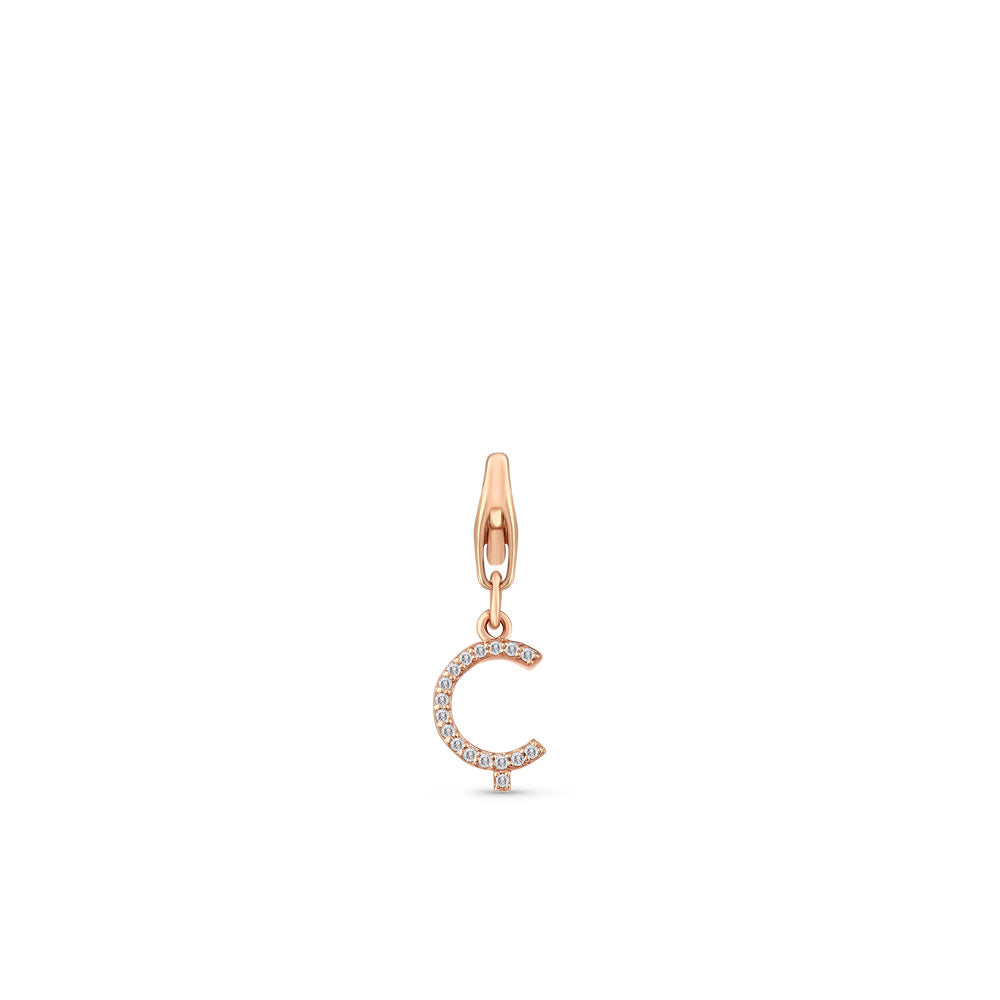 Diamond Initial Charm Ç