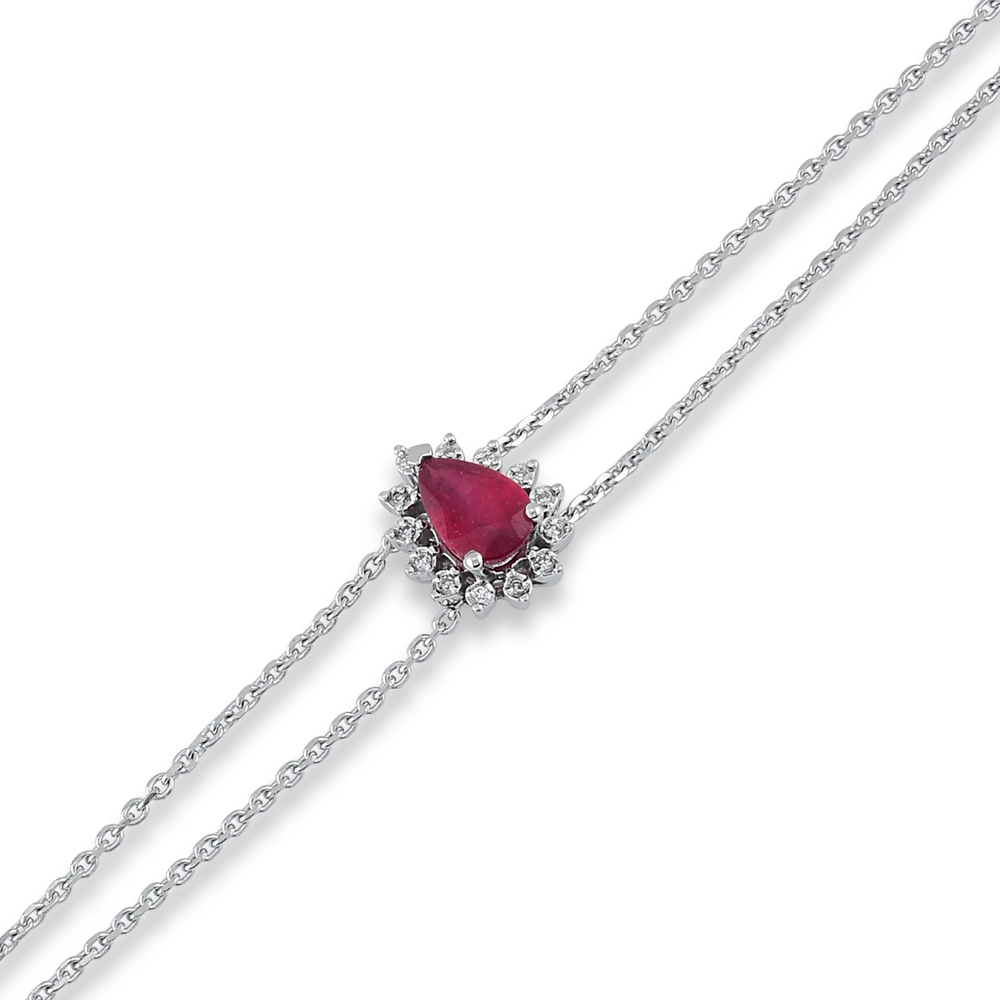 Diamond Ruby Bracelet