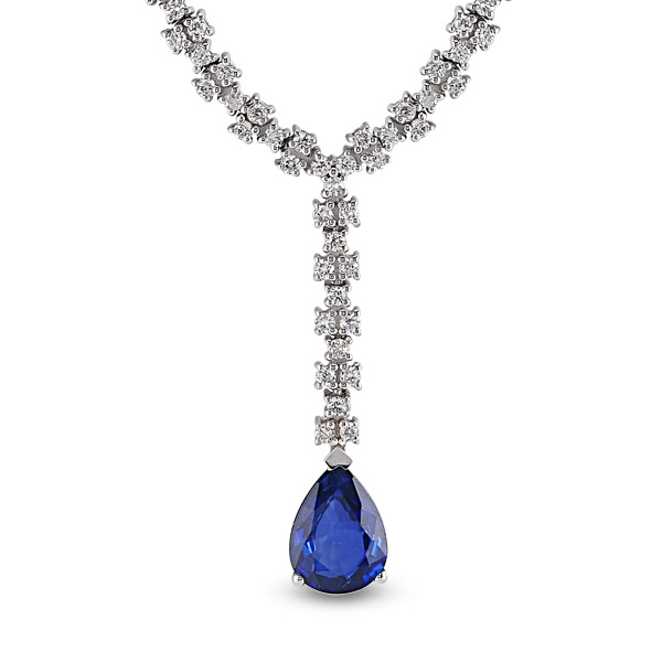 Diamond Sapphire Collier