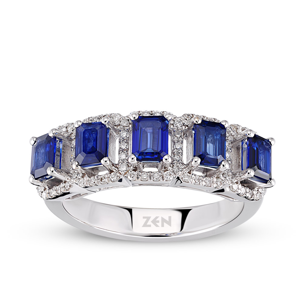 Diamond Sapphire Ring