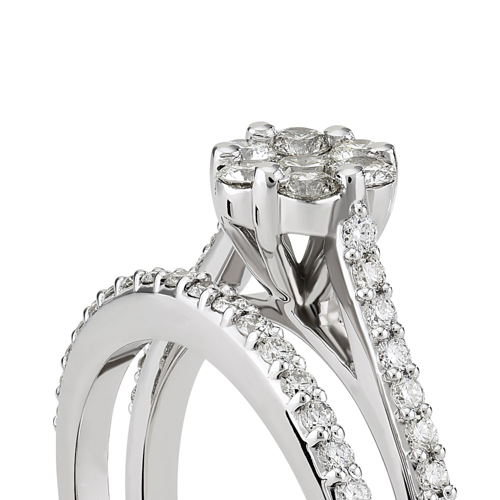 0.62 ct Reina and Eternity Diamond Ring