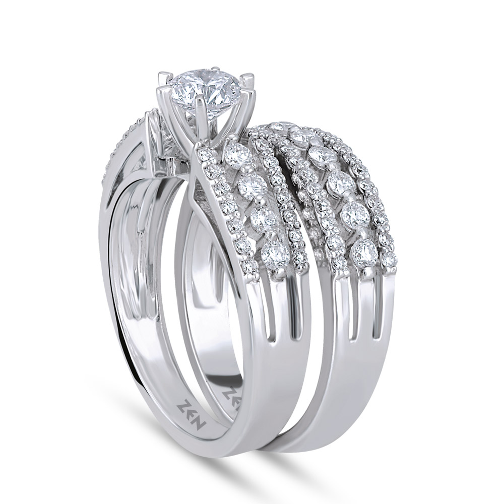1.25 ct Twins Dual Solitaire Diamond Ring