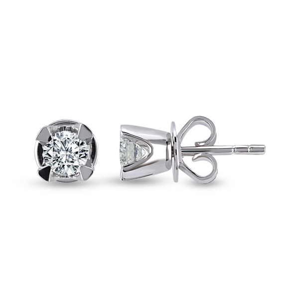Solitaire Diamond Earring